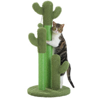 Griffoir Chat Cactus 83 cm — 3 Poteaux Sisal | Cactus