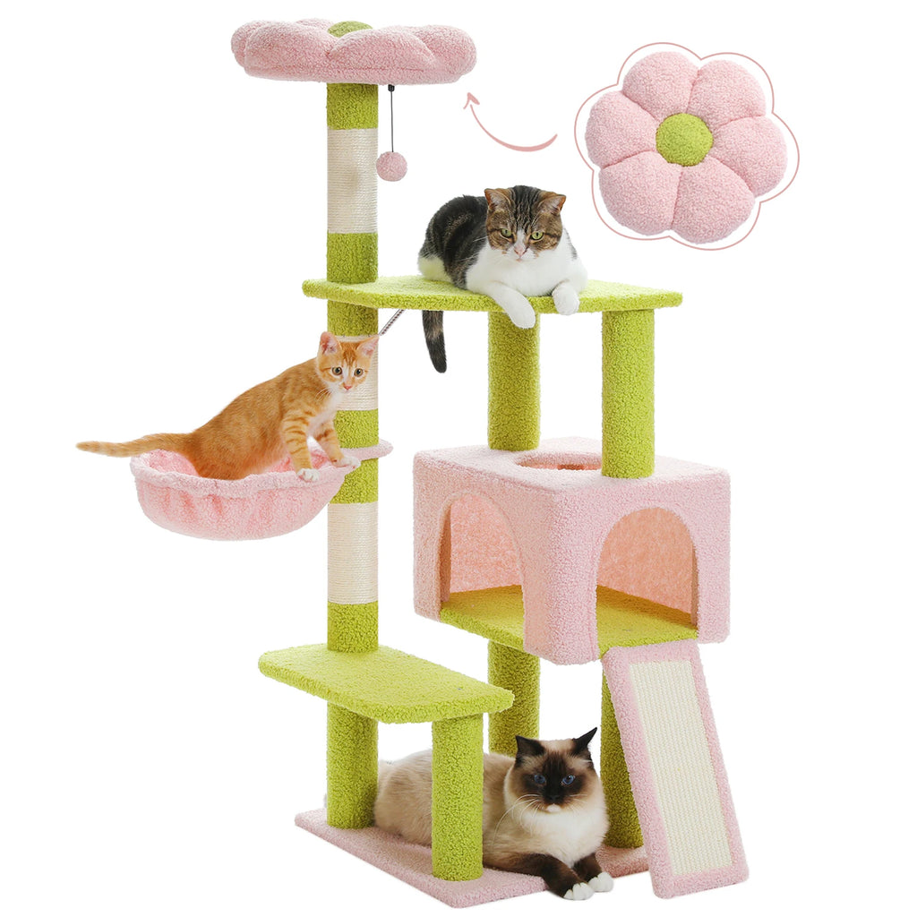 Arbre à Chat 120 cm — Rampe Griffoir | Prairie