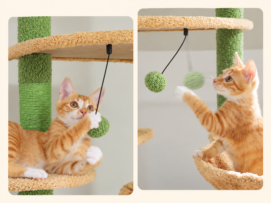 Arbre à Chat Sol-Plafond 237-256 cm — Sans Perçage | Colonne