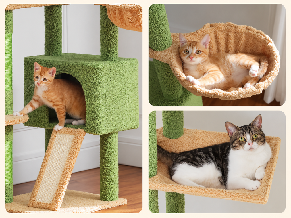Arbre à Chat Sol-Plafond 237-256 cm — Sans Perçage | Colonne