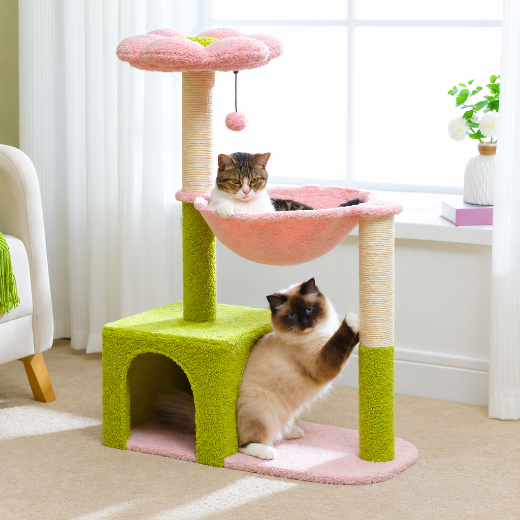 Arbre à Chat 120 cm — Rampe Griffoir | Prairie
