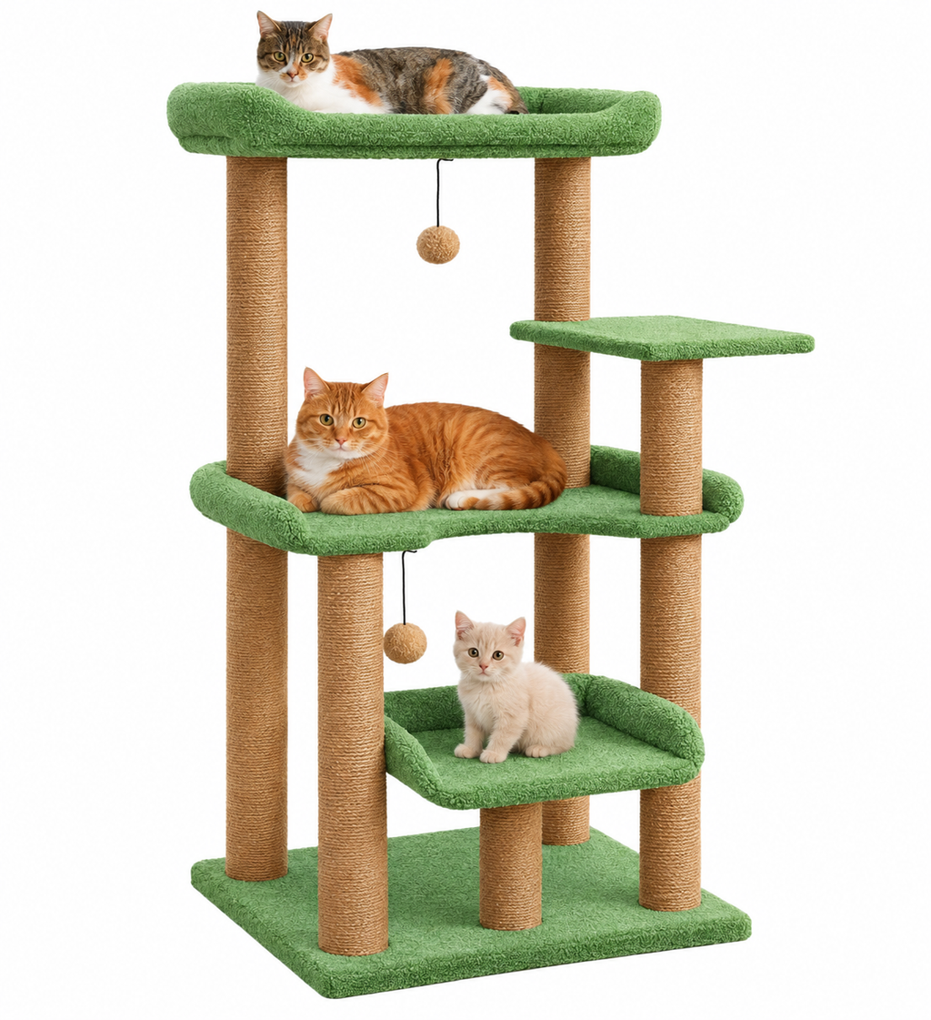Arbre à Chat 110 cm — Plateformes Larges | Cosy Plus