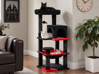 Arbre à Chat Noir 116-143 cm — Grand Hamac | Onyx