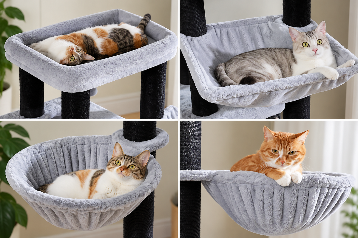 Arbre à Chat Maine Coon 209-213 cm — Sisal Épais | Colosse
