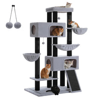 Arbre à Chat Maine Coon 170 cm — 4 Poteaux Sisal | Robusto